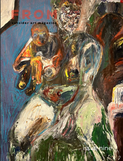 die fragmentierte Mutter als Titelbild des outsiderart magazines