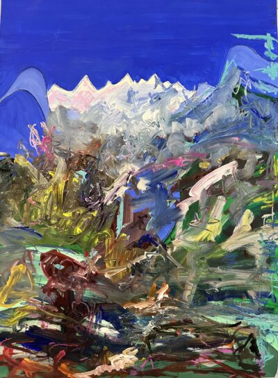 Berglandschaft neu interpretiert